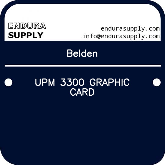 belden-upm-3300-graphic-card
