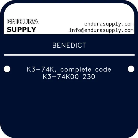 benedict-k3-74k-complete-code-k3-74k00-230