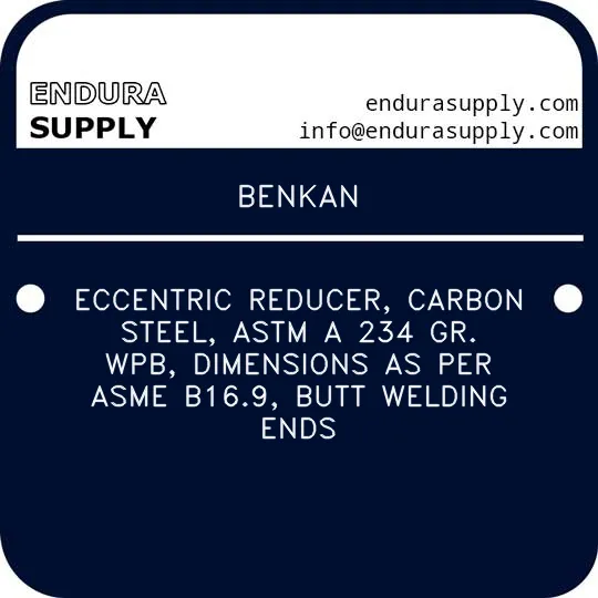 benkan-eccentric-reducer-carbon-steel-astm-a-234-gr-wpb-dimensions-as-per-asme-b169-butt-welding-ends
