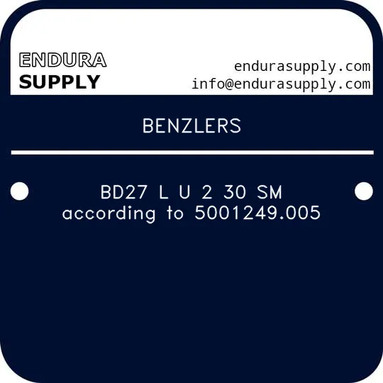 benzlers-bd27-l-u-2-30-sm-according-to-5001249005