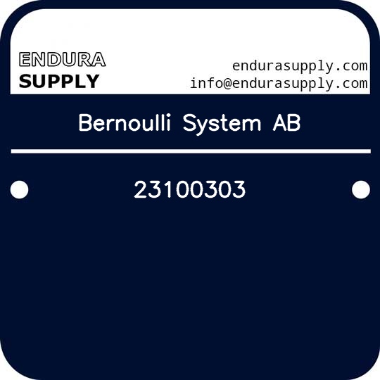 bernoulli-system-ab-23100303