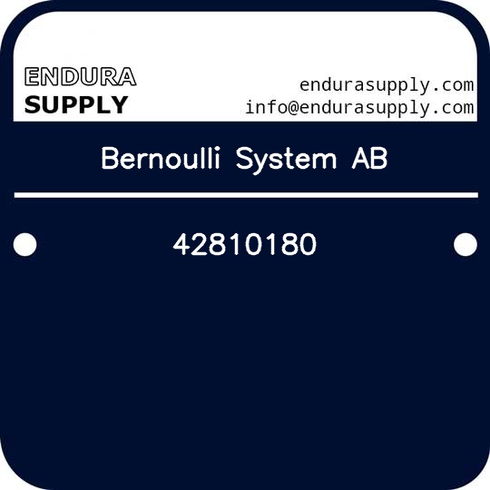 bernoulli-system-ab-42810180