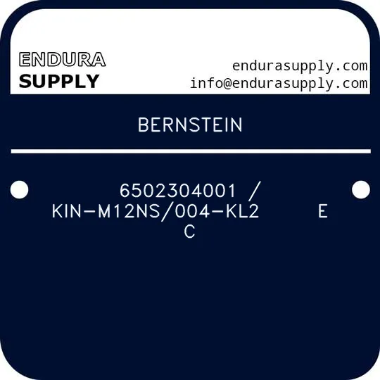 bernstein-6502304001-kin-m12ns004-kl2-e-c