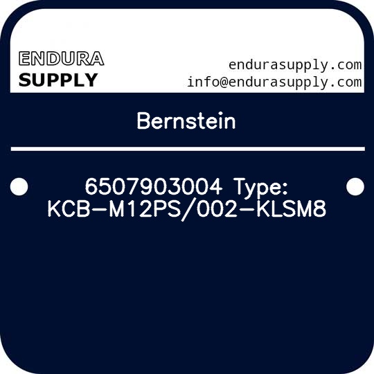 bernstein-6507903004-type-kcb-m12ps002-klsm8