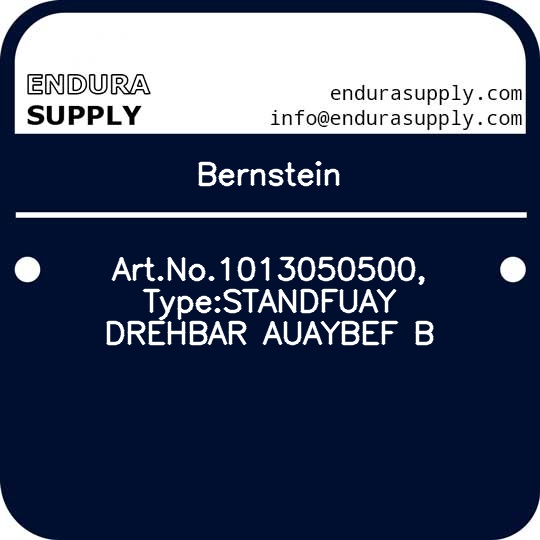 bernstein-artno1013050500-typestandfuay-drehbar-auaybef-b