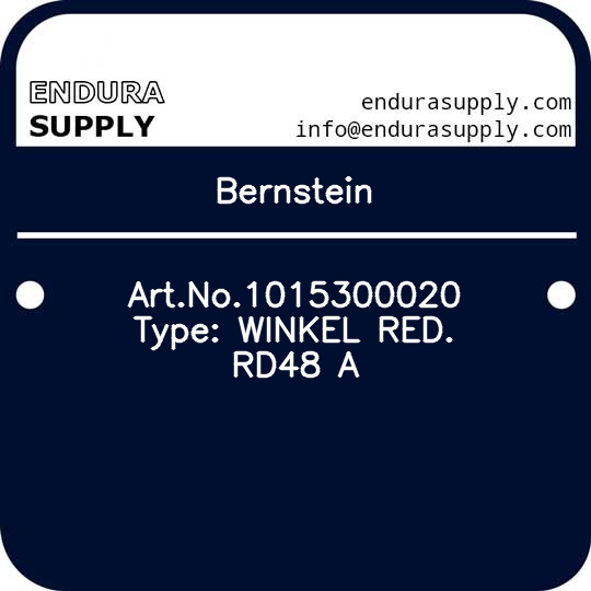 bernstein-artno1015300020-type-winkel-red-rd48-a