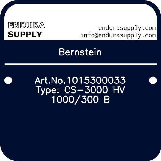 bernstein-artno1015300033-type-cs-3000-hv-1000300-b