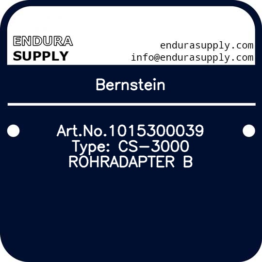 bernstein-artno1015300039-type-cs-3000-rohradapter-b