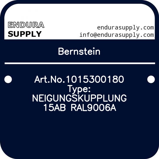 bernstein-artno1015300180-type-neigungskupplung-15ab-ral9006a