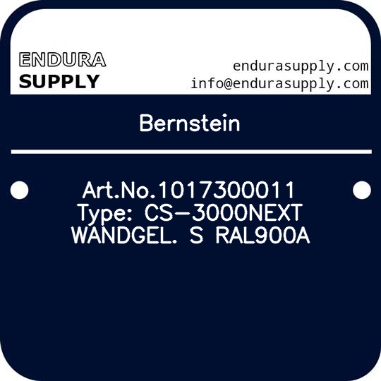 bernstein-artno1017300011-type-cs-3000next-wandgel-s-ral900a