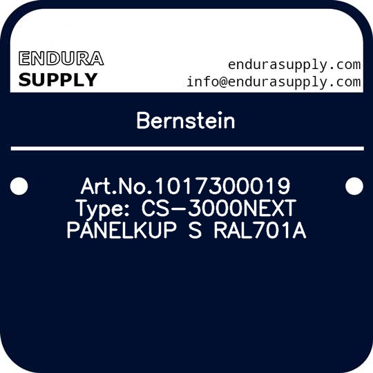 bernstein-artno1017300019-type-cs-3000next-panelkup-s-ral701a