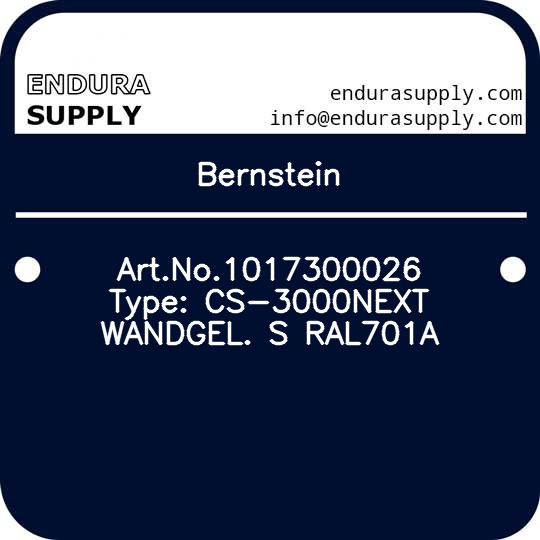 bernstein-artno1017300026-type-cs-3000next-wandgel-s-ral701a