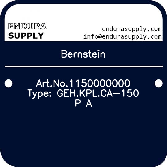 bernstein-artno1150000000-type-gehkplca-150-p-a