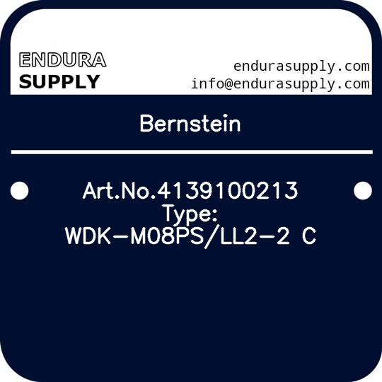 bernstein-artno4139100213-type-wdk-m08psll2-2-c