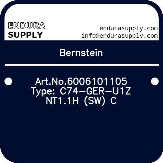 bernstein-artno6006101105-type-c74-ger-u1z-nt11h-sw-c