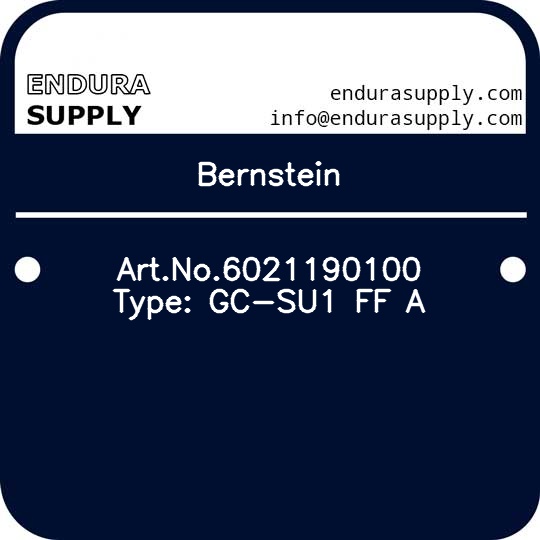bernstein-artno6021190100-type-gc-su1-ff-a