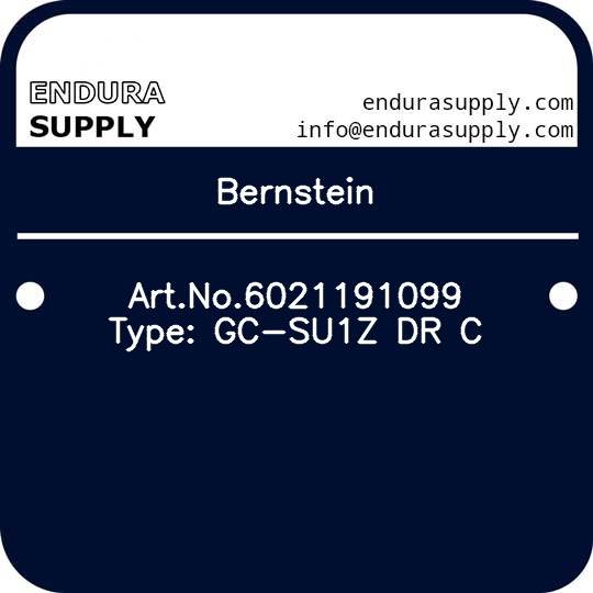 bernstein-artno6021191099-type-gc-su1z-dr-c
