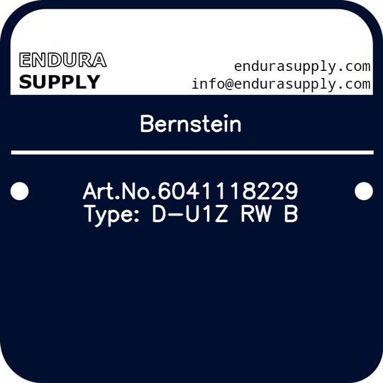 bernstein-artno6041118229-type-d-u1z-rw-b