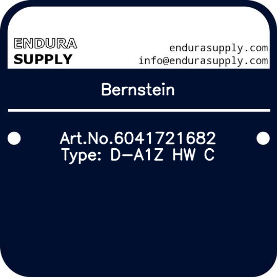 bernstein-artno6041721682-type-d-a1z-hw-c