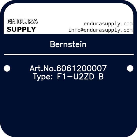 bernstein-artno6061200007-type-f1-u2zd-b