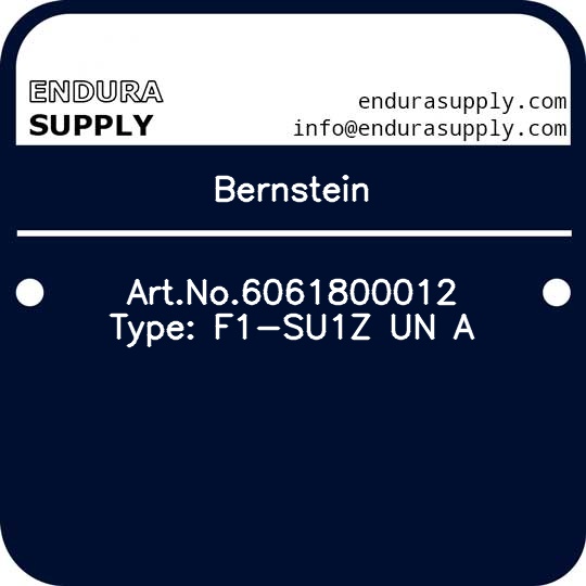 bernstein-artno6061800012-type-f1-su1z-un-a