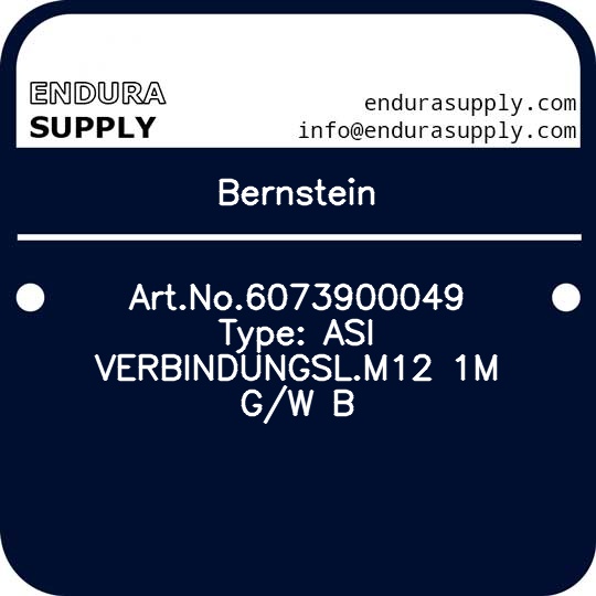 bernstein-artno6073900049-type-asi-verbindungslm12-1m-gw-b
