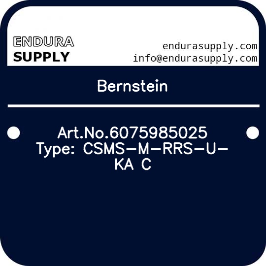 bernstein-artno6075985025-type-csms-m-rrs-u-ka-c