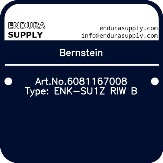 bernstein-artno6081167008-type-enk-su1z-riw-b