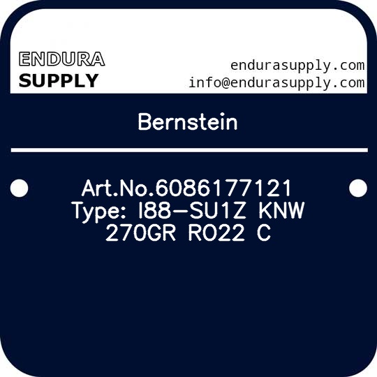 bernstein-artno6086177121-type-i88-su1z-knw-270gr-ro22-c
