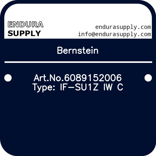 bernstein-artno6089152006-type-if-su1z-iw-c
