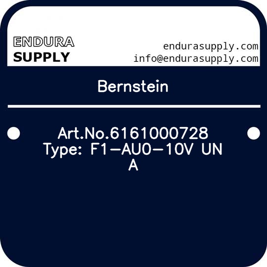 bernstein-artno6161000728-type-f1-au0-10v-un-a