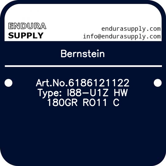 bernstein-artno6186121122-type-i88-u1z-hw-180gr-ro11-c