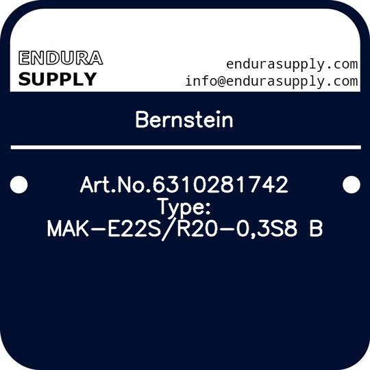 bernstein-artno6310281742-type-mak-e22sr20-03s8-b