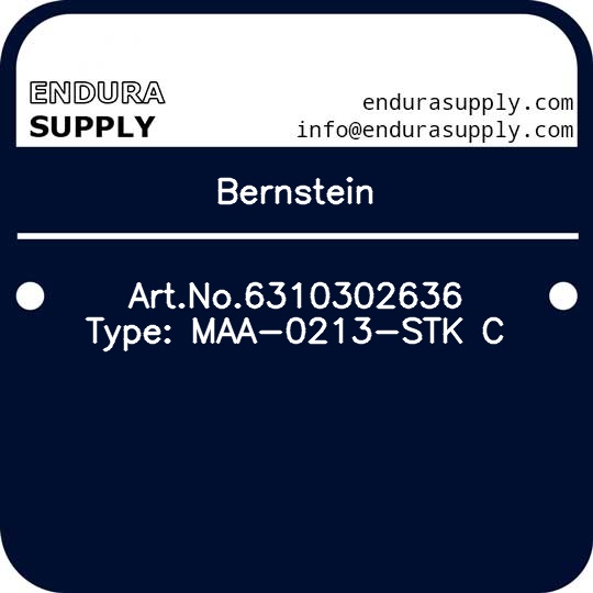 bernstein-artno6310302636-type-maa-0213-stk-c