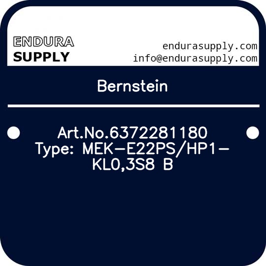 bernstein-artno6372281180-type-mek-e22pshp1-kl03s8-b
