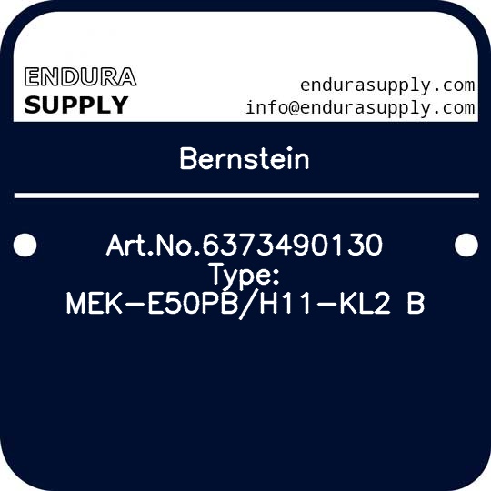 bernstein-artno6373490130-type-mek-e50pbh11-kl2-b