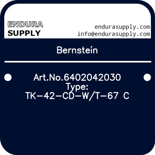 bernstein-artno6402042030-type-tk-42-cd-wt-67-c