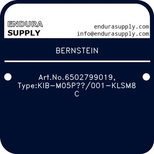 bernstein-artno6502799019-typekib-m05po001-klsm8-c