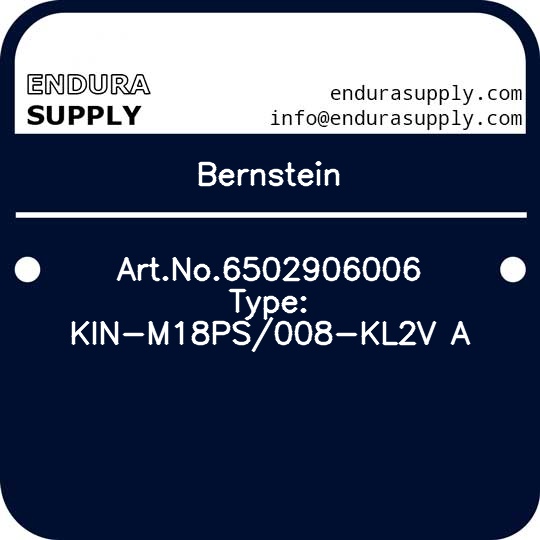 bernstein-artno6502906006-type-kin-m18ps008-kl2v-a
