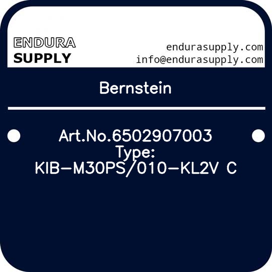 bernstein-artno6502907003-type-kib-m30ps010-kl2v-c