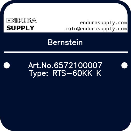 bernstein-artno6572100007-type-rts-60kk-k