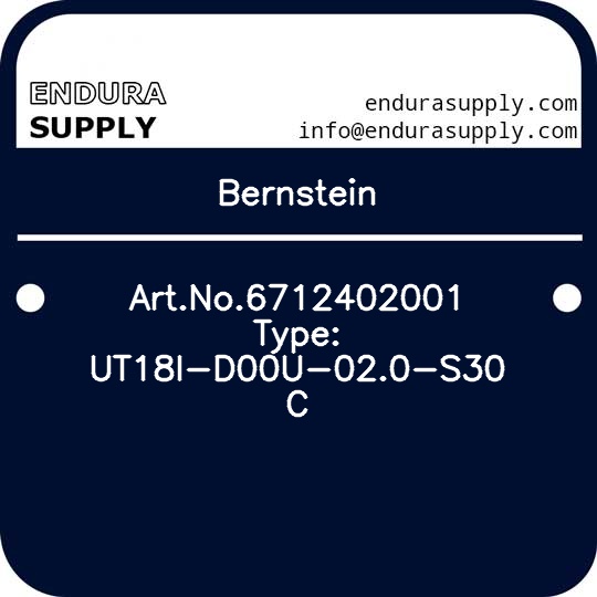 bernstein-artno6712402001-type-ut18i-d00u-020-s30-c