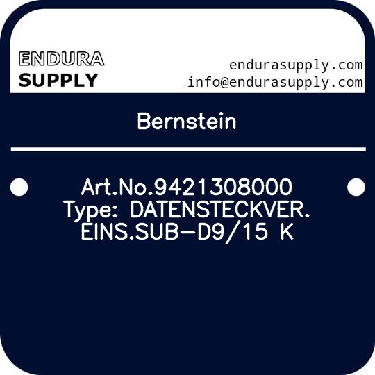 bernstein-artno9421308000-type-datensteckvereinssub-d915-k