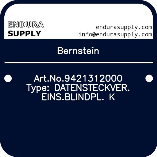 bernstein-artno9421312000-type-datensteckvereinsblindpl-k