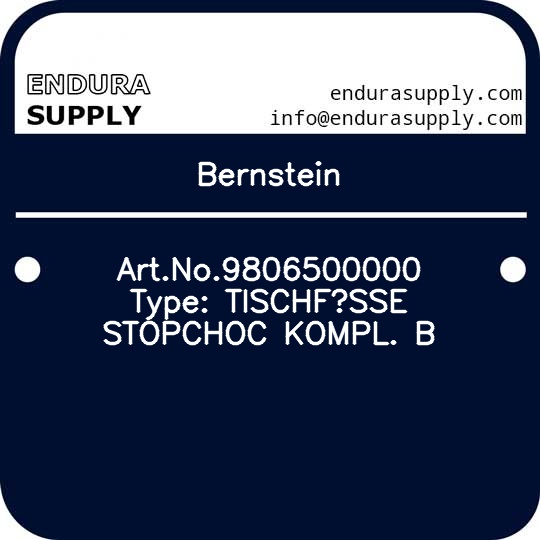 bernstein-artno9806500000-type-tischfsse-stopchoc-kompl-b