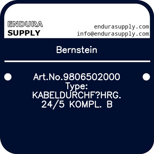 bernstein-artno9806502000-type-kabeldurchfhrg-245-kompl-b