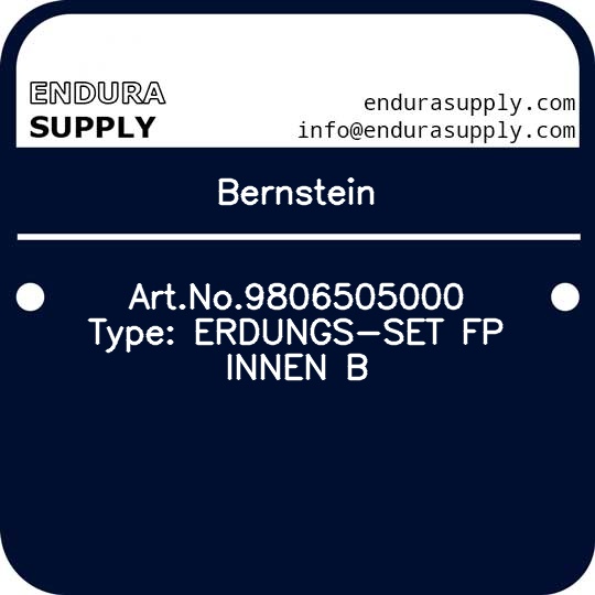 bernstein-artno9806505000-type-erdungs-set-fp-innen-b