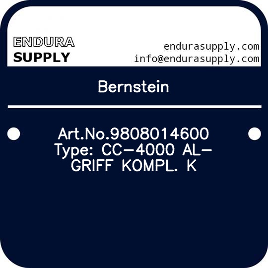 bernstein-artno9808014600-type-cc-4000-al-griff-kompl-k