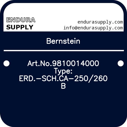 bernstein-artno9810014000-type-erd-schca-250260-b