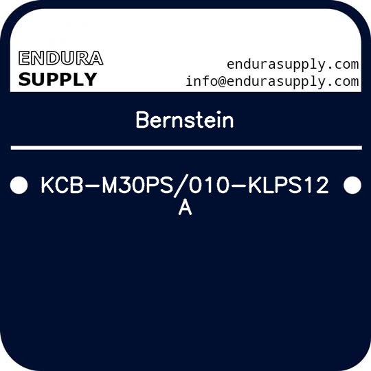 bernstein-kcb-m30ps010-klps12-a